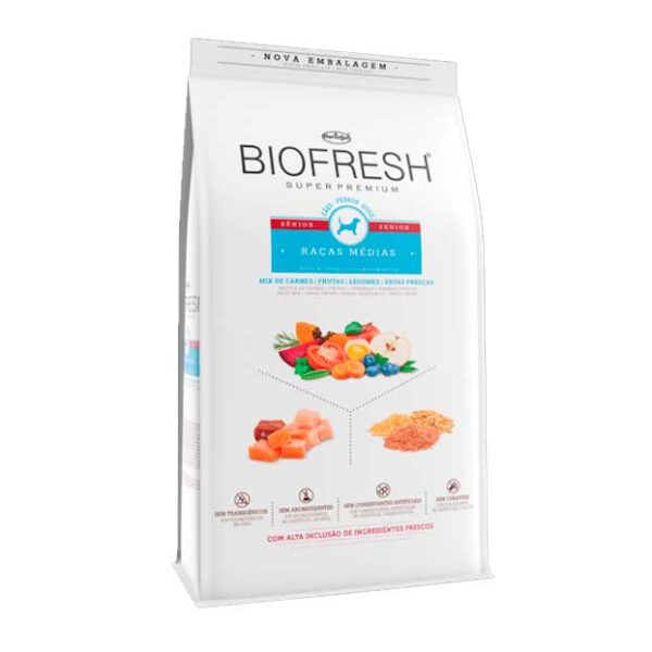 Alimento Super Premium para perros mayores.