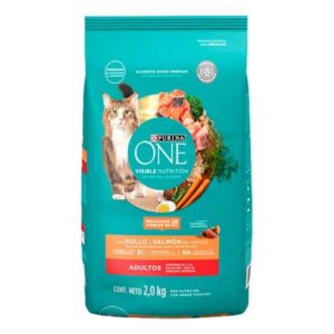 One Gatos Adultos Pollo - Salmón