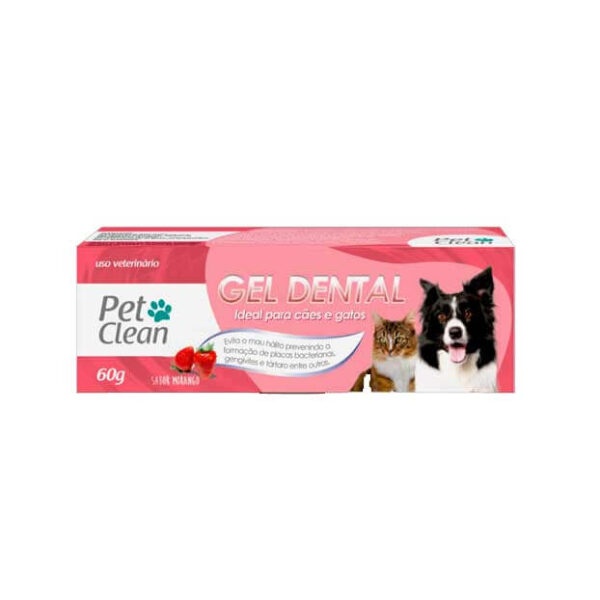 Gel Dental Frutilla Perros Gatos