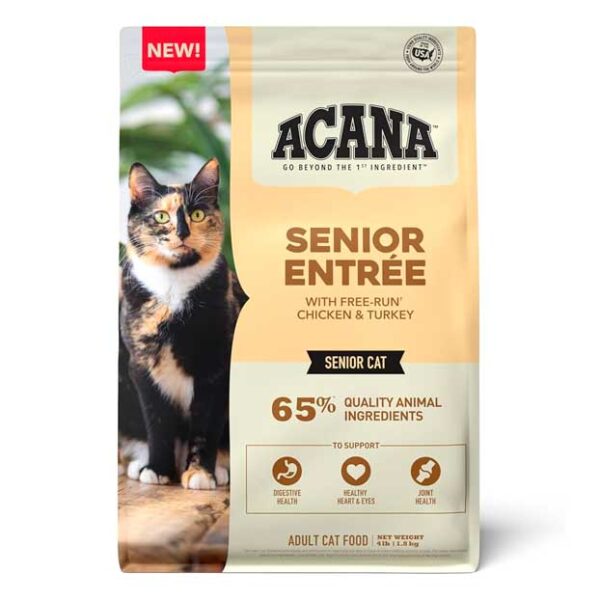 acana senior entree gato