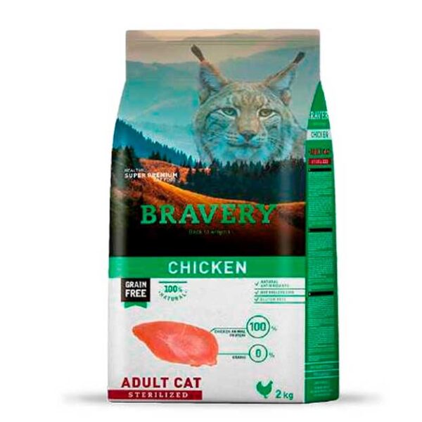 Bravery Kitten Chicken Alimento Gato 2 KG
