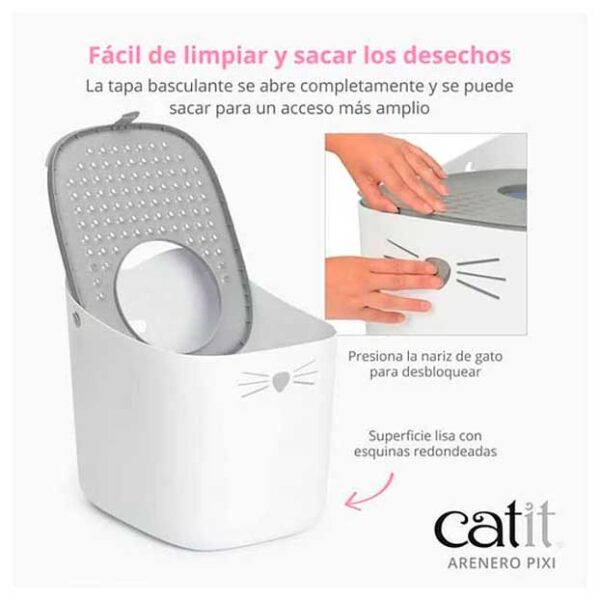 Catit Pixi Baño Sanitario Arenero Gato