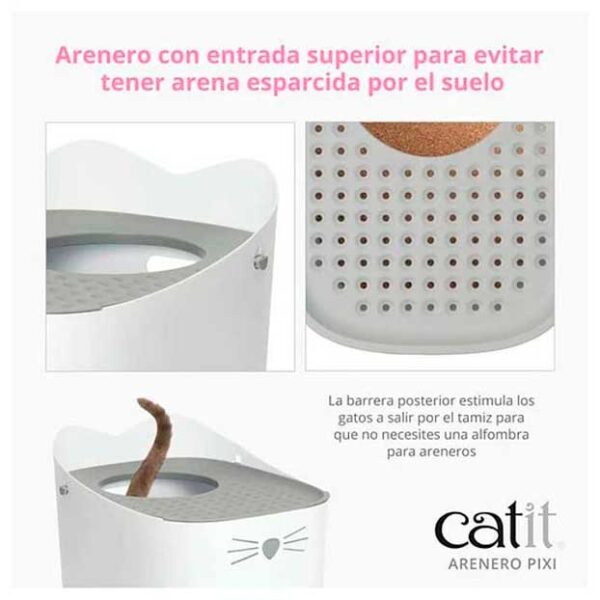Catit Pixi Baño Sanitario Arenero Gato