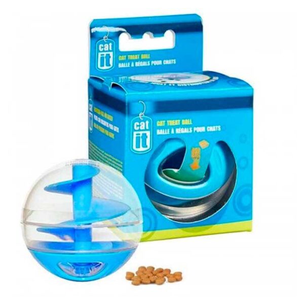 Catit Bola Dispensadora de Golosinas Azul y Rosada