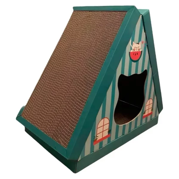 Rascador Casa Triangular Gatos