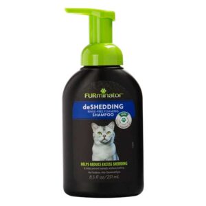 Furminator De Shedding Rinse Free Foaming Shampoo Gato