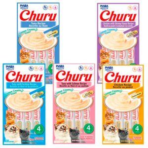 Inaba Churu Alimento Gato Snack 4 Tubos