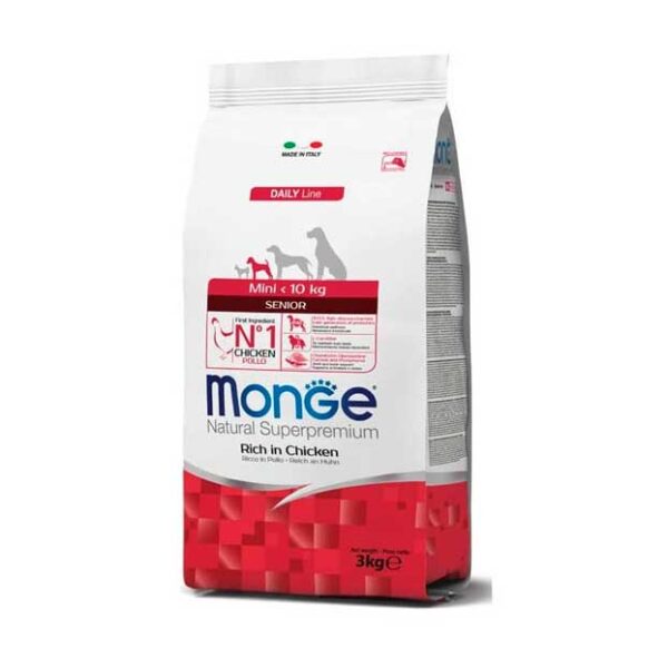 Monge Alimento Perro Senior Mini 3Kg