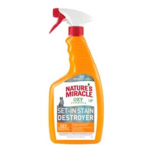Natures Miracle Oxy Natures Set-in Staina Destroyer Eliminador olores gatos
