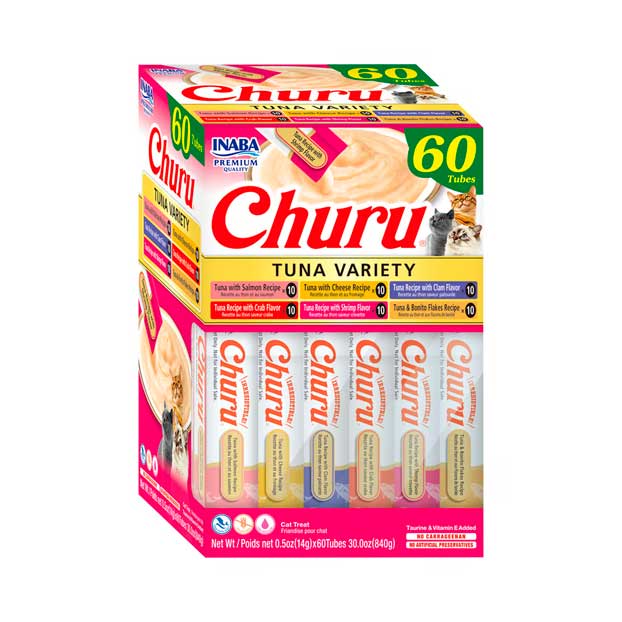 Churu Box variedades Snack Cremoso 60 tubos - Atún