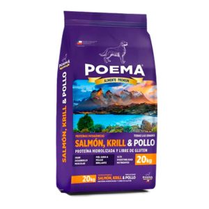 Poema Perros Todas las Edades Salmón, Krill & Pollo 20Kg