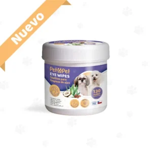 Eye Wipes Toallas Húmedas Limpieza Contorno Ojos Perros Gatos 130 Unidades