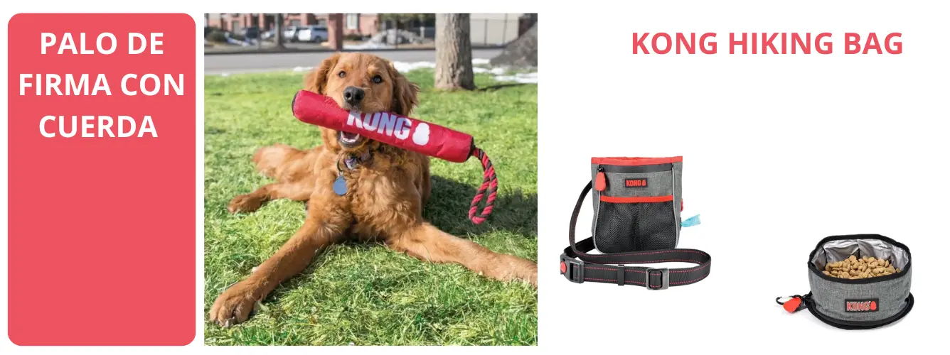 Kong Hiking Bag accesorio para perros vista lateral