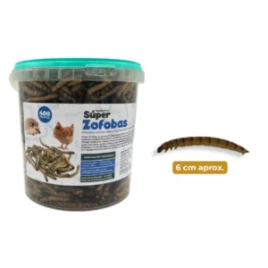 Zofobas Snack Natural Deshidratado Aves Erizos Hámsters 400 g