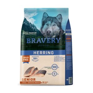 Bravery herring senior large/medium breeds 12kg