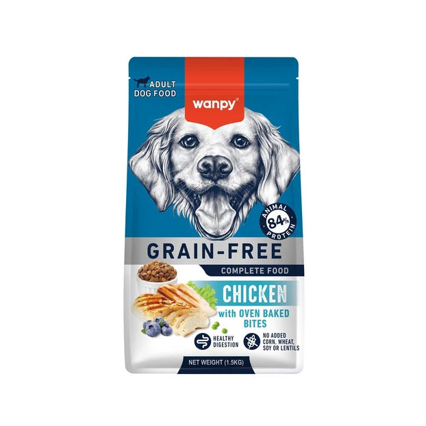 Wanpy Grain Free Alimento para Perros Adultos — Pollo