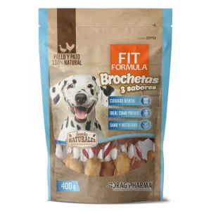 Fit Formula Snack para Perros — Brocheta 3 Sabores 400 g