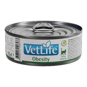 VetLife Obesity Alimento Dietético Húmedo Gato 85 g